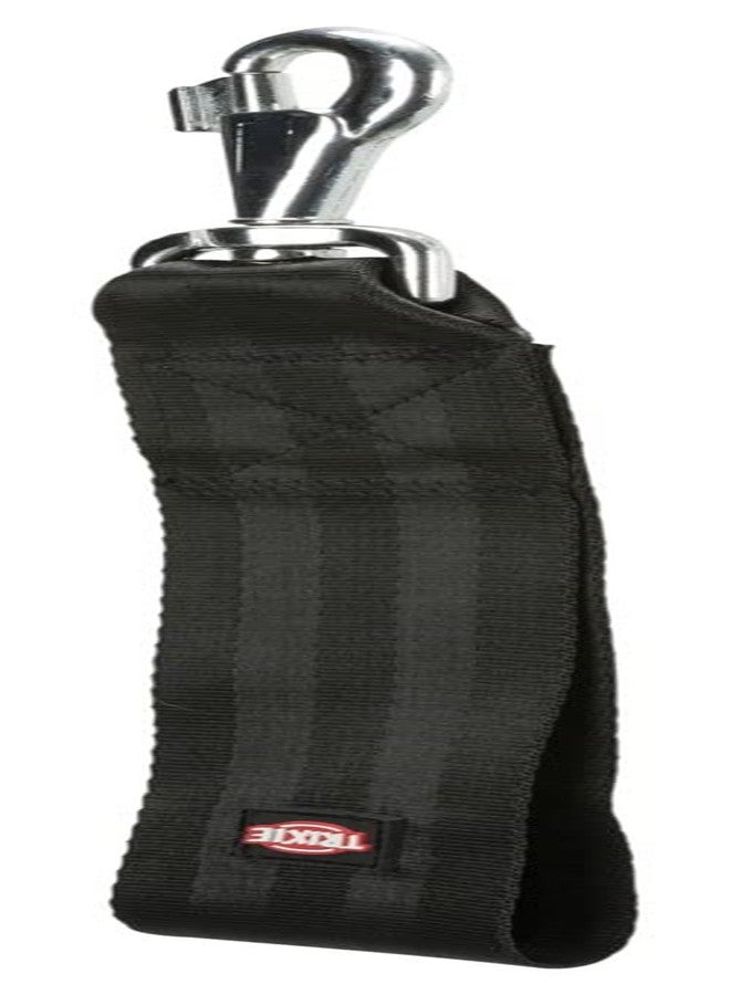 تريكسي طوق قصير بديل من تريكسي، طوق نايلون مزود بخطافات من الفولاذ المقاوم للصدأ، حزام قابل للتعديل ليناسب الطول حسب راحتك - أسود 27 سم / 45 مم - Image 5